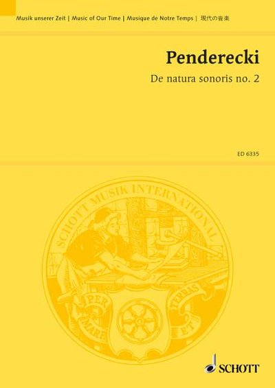 DL: K. Penderecki: De natura sonoris no. 2, Orch (Stp)