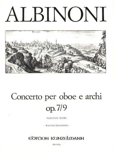 T. Albinoni: Concerto F-Dur op. 7/9, ObStrBc (Part.)