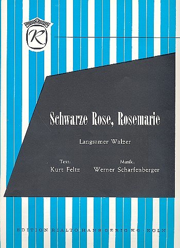 W. Scharfenberger: Schwarze Rose Rosemarie