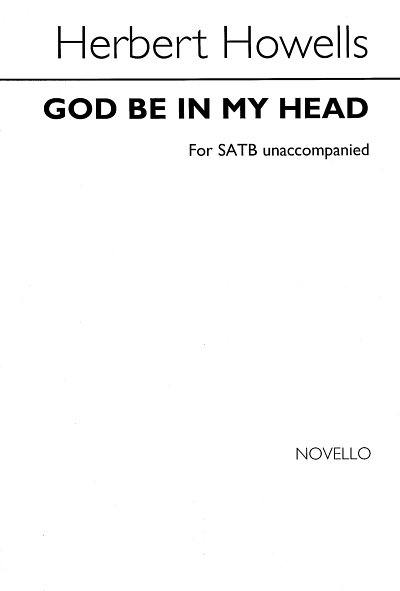 H. Howells: God Be In My Head, GchKlav (Chpa)