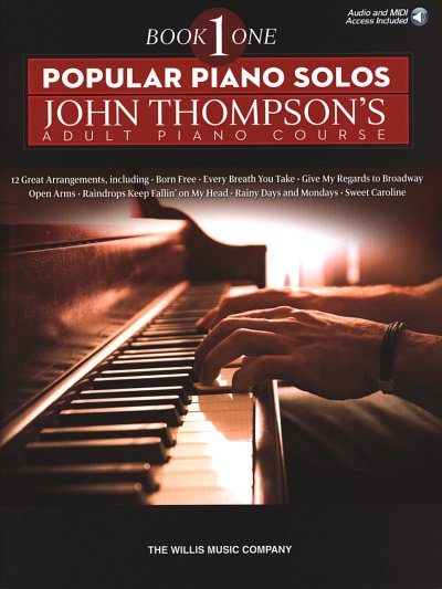 J. Thompson: Popular Piano Solos 1, Klav (+Audonl)