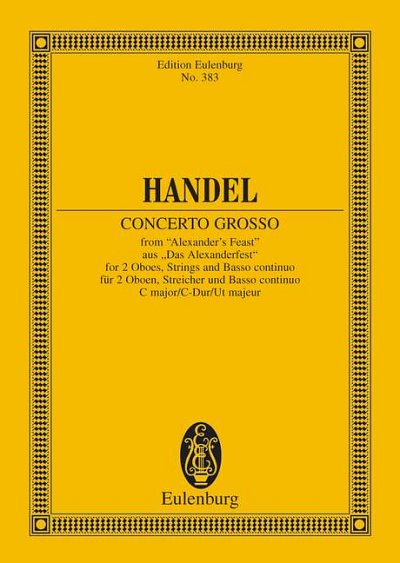DL: G.F. Händel: Concerto grosso C-Dur (Stp)