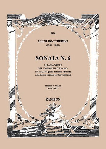 Sonata N. 6 In La (Pais)  (Part.)