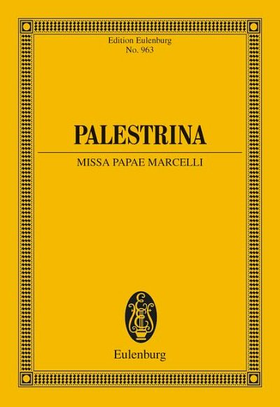DL: G.P. da Palestrina: Missa Papae Marcelli, GCh8 (Stp)