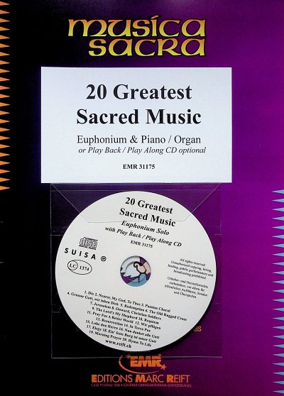 20 Greatest Sacred Music, EuphKlav/Org (+CD)