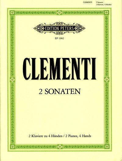 M. Clementi: Sonaten fuer zwei Klaviere zu v, 2Klav (2SpPart