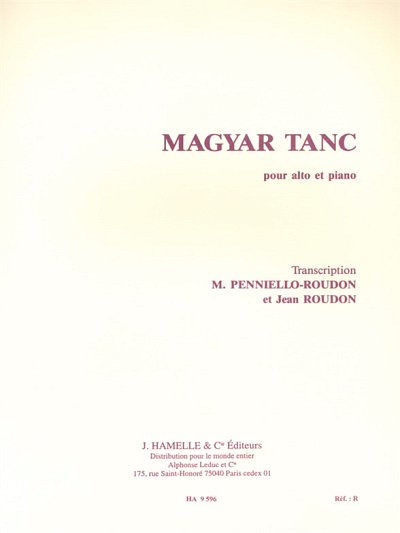 P.I. Tschaikowsky: Magyar Tanc, VaKlv (Bu)