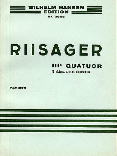 K. Riisager: String Quartet No. 3, 2VlVaVc (Stp)