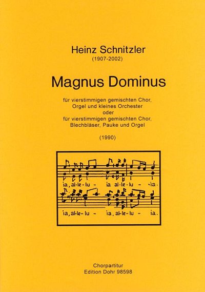 Schnitzler, Hans: Magnus Dominus