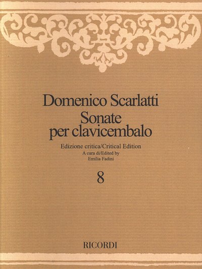D. Scarlatti: Sonate per clavicembalo 8  , Cemb/Klav
