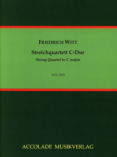 AQ: F. Witt: Streichquartett C-Dur, 2VlVaVc (Pa+St) (B-Ware)