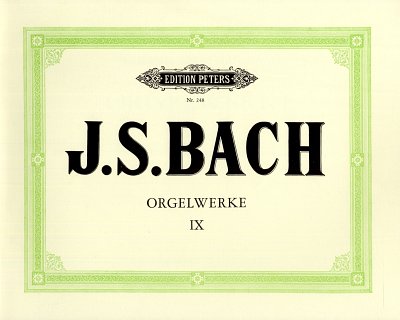 J.S. Bach: Orgelwerke 9, Org