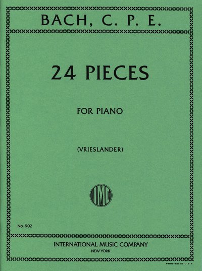 C.P.E. Bach: 24 Pieces, Klav
