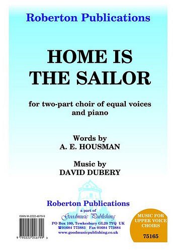 D. Dubery: Home Is The Sailor, Ch2Klav (Chpa)