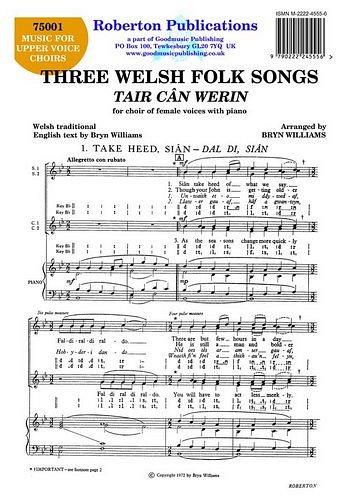 Three Welsh Folksongs (Chpa)