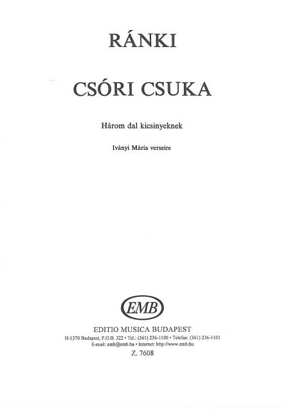 G. Ránki: Csóri csuka, KchInstr (Part.)