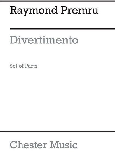 R. Premru: Divertimento 10 Parts (9 Movements) (Parts)