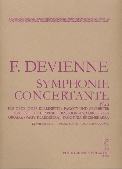F. Devienne: Symphonie concertante No. 2, ObKrHrFgOrch