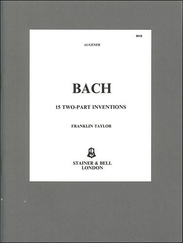 J.S. Bach: 15 Two-Part Inventions BWV 772-786, Klav
