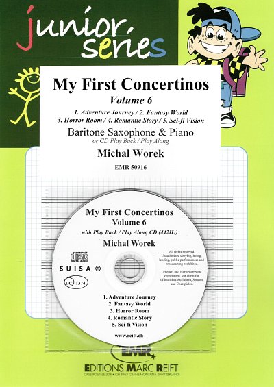 M. Worek: My First Concertinos Volume 6, BarsaxKlav (+CD)