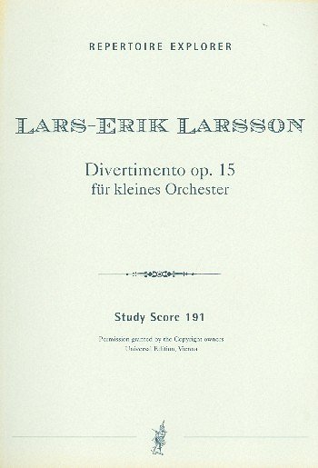 L.-E. Larsson: Divertimento op.15, Sinfo (Stp)