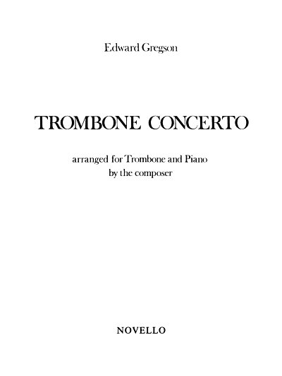 E. Gregson: Concerto For Trombone, PosKlav (KlavpaSt)