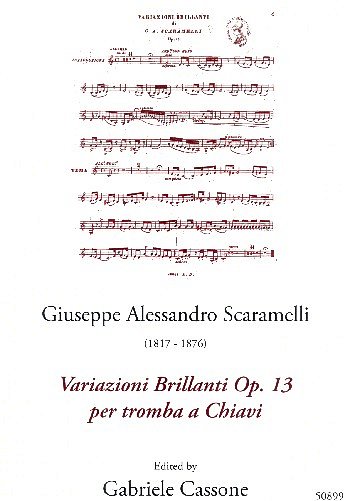 A.G. Scaramelli: Variazioni brillanti op. 13, TrpKlav