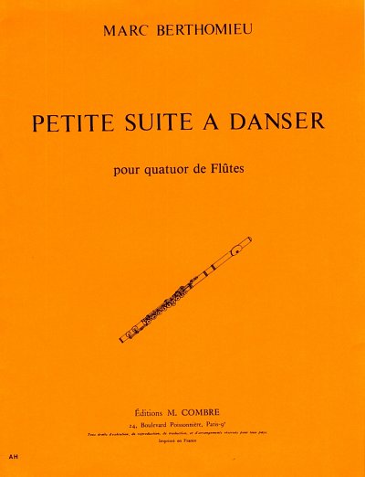 M. Berthomieu: Petite suite a danser, 4Fl (Pa+St)