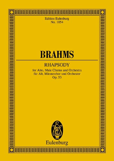 J. Brahms: Rhapsody
