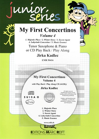 J. Kadlec: My First Concertinos Volume 4, TsaxKlv (+CD)
