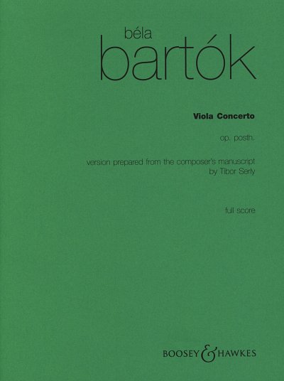 B. Bartók: Violakonzert op. posth.
