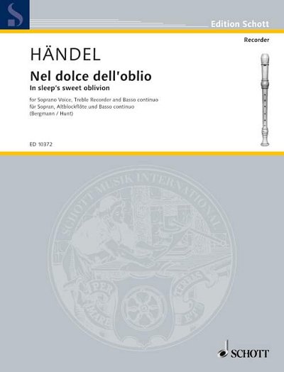 DL: G.F. Händel: Nel dolce dell' oblio (Pa+St)