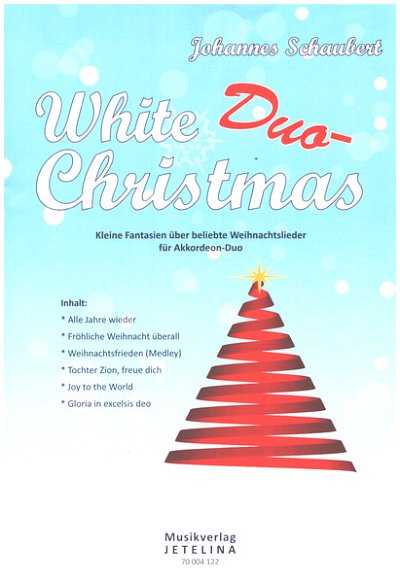 J. Schaubert: White Duo-Christmas, 2Akk (Sppa)