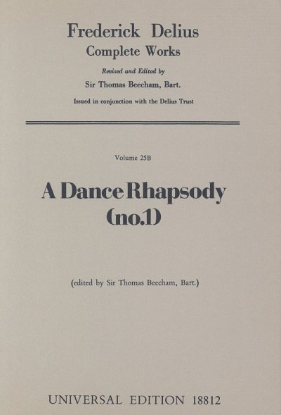 F. Delius: A Dance Rhapsody Nr. 1 - Eine Tanzrhapsodie