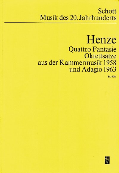 H.W. Henze: Quattro Fantasie