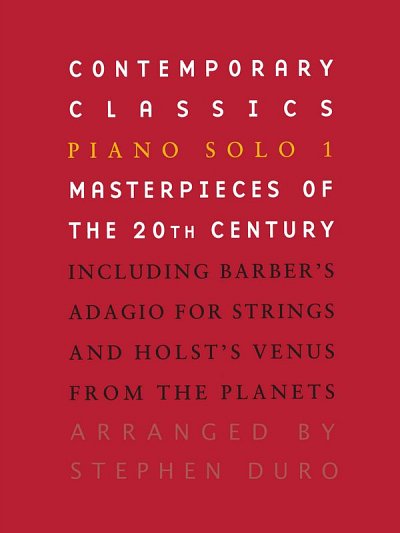S. Duro: Contemporary Classics – Piano Solo 1