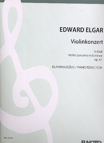 E. Elgar: Violinkonzert h-Moll op.61, VlKlav (KlavpaSt)
