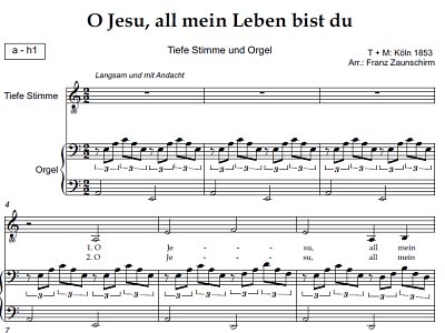 DL: (Traditional): O Jesu, all mein Leben bis, GesTiOrg (Par