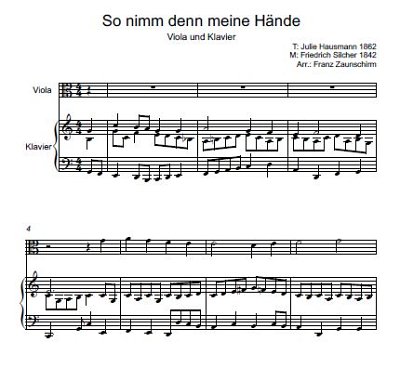 DL: (Traditional): So nimm denn meine Hände, VaKlv (Par2St)