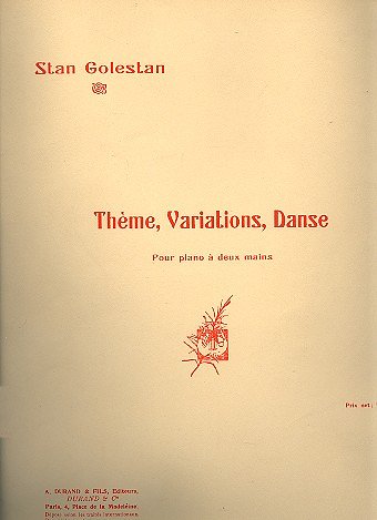 Thème, Variations et Danse, Klav