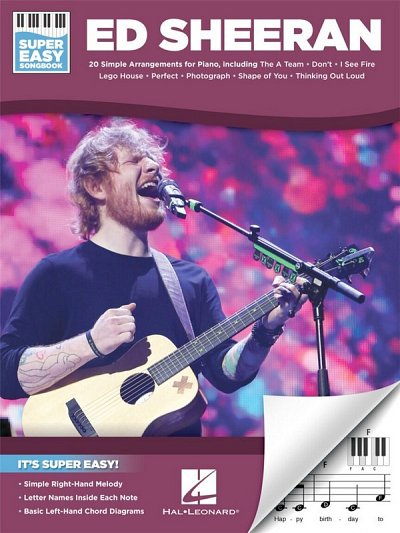Ed Sheeran - Super Easy Songbook, Klav