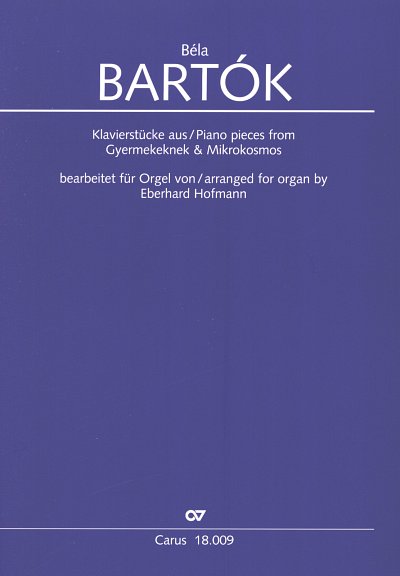 B. Bartok: Klavierstuecke aus 
