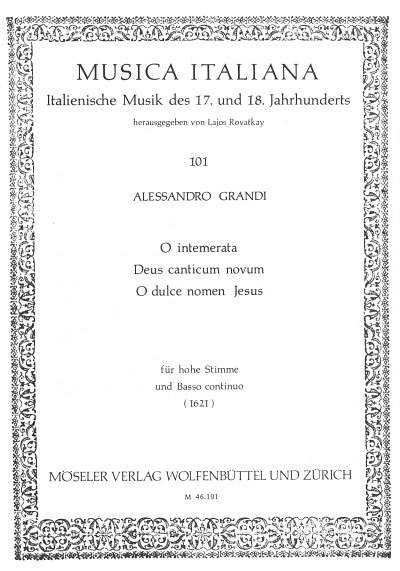 G.A.[.R. Lajos: Drei Solo-Motetten, Singstimme (hoch), Basso