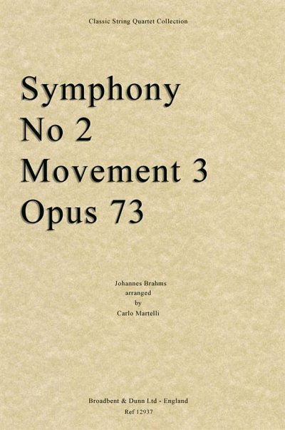 J. Brahms: Symphony 2 Movement 3, Opus 73