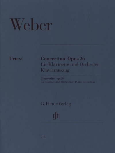 C.M. von Weber: Concertino op. 26, KlarOrch (KASt)