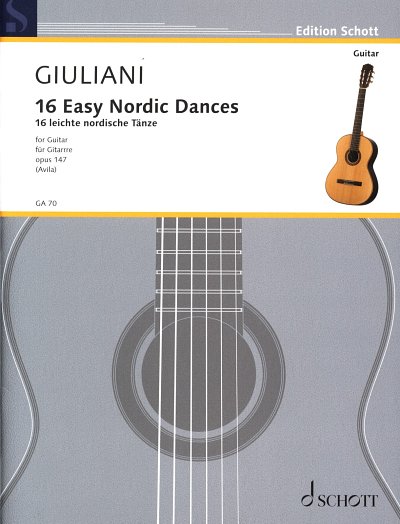 M. Giuliani: 16 leichte nordische Tänze op. 147 , Git