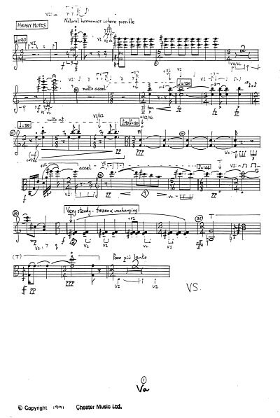 String Quartet No1 (Set of Parts), 2VlVaVc