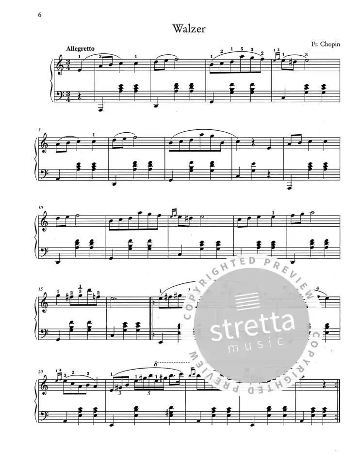 F. Chopin: Leichte Klavierstücke mit Übetipps 5, Klav (2)