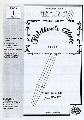 Fiddler's Three Cello Supplementary Book 1, Vc (Bu)