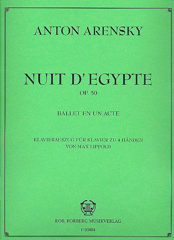 Nuit d' Egypte: Ballettmusik, op.50, Klav